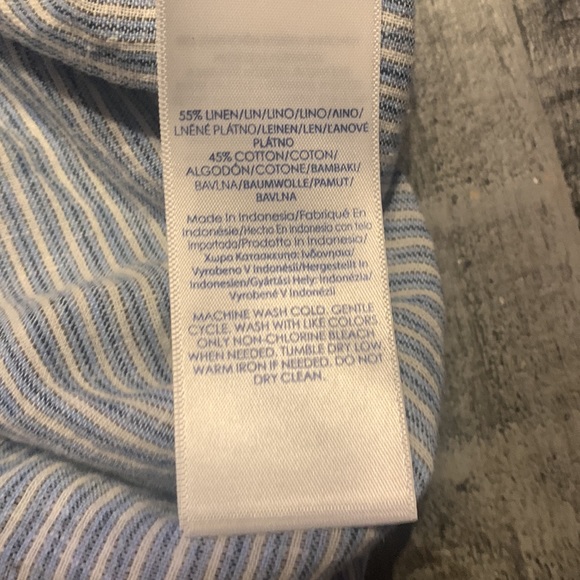 Chaps Medium Linen Tunic - Picture 6 of 6